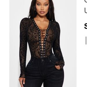 Fashion Nova Bodysuit Size S Used